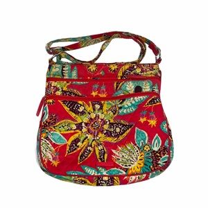 Vera Bradley Triple Zip Hipster Crossbody Bag